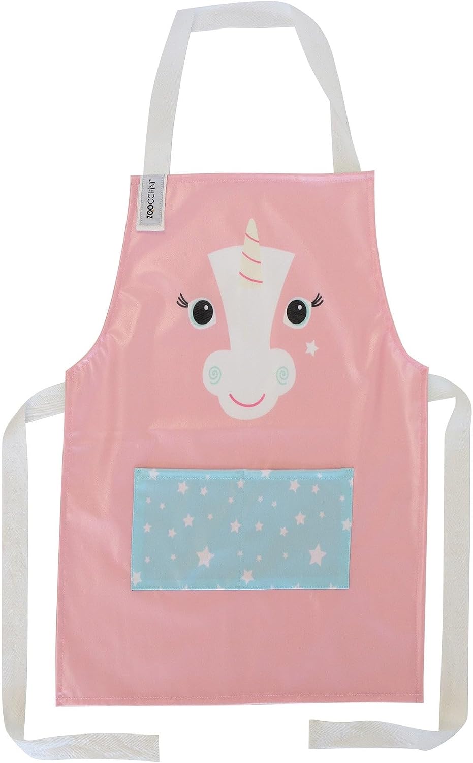 ZOOCCHINI Kids Art Apron Water-Resistant Artist Smock with Pockets, One size fits 3 to 6 Years