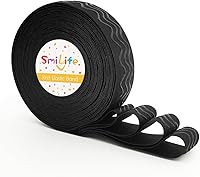 Vista 13 de Banda Elástica de Agarre de Silicona para Coser, Beige, 1.05 Pulgadas x 12 Yardas