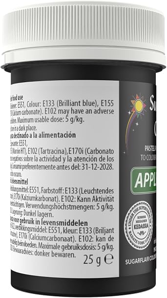 Sugarflair Apple Green Food Colouring Paste 25g