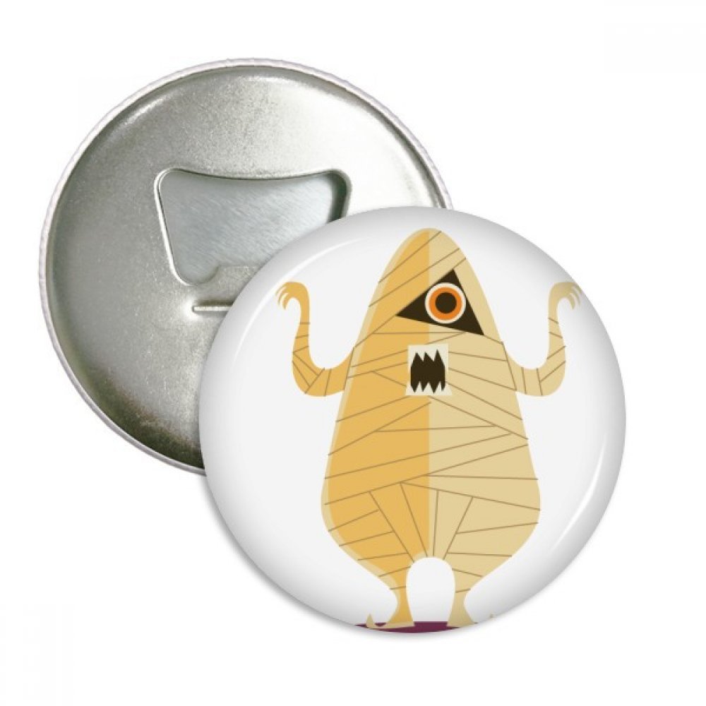 Cadeau Halloween original ouvre-bouteille rond et aimant de frigo fantôme