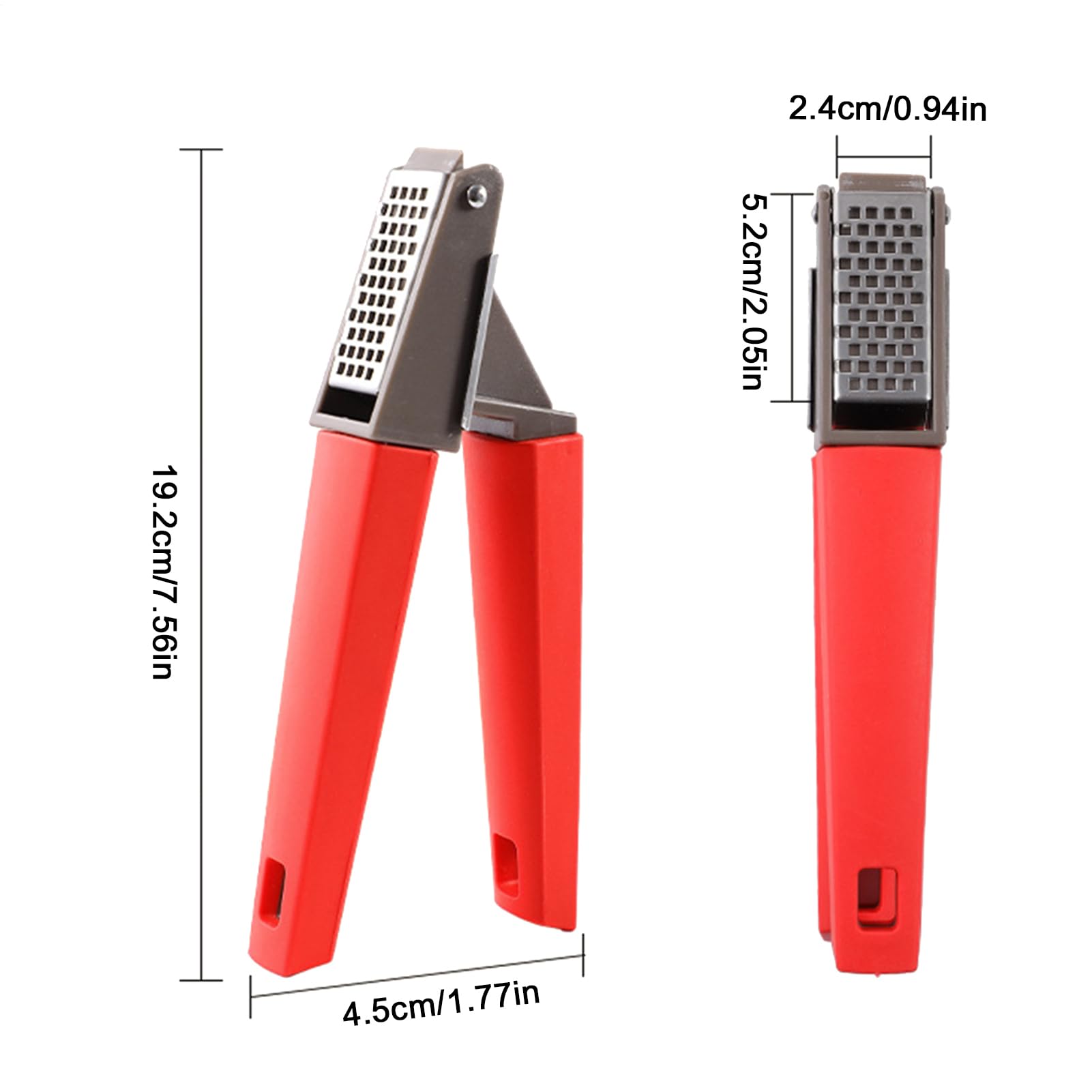 Presse-ail en Acier Inoxydable - Presse-Ail Inoxydable - Extracteur de Gingembre Facile Outil de Cuisine pour Chef Presser Citron
