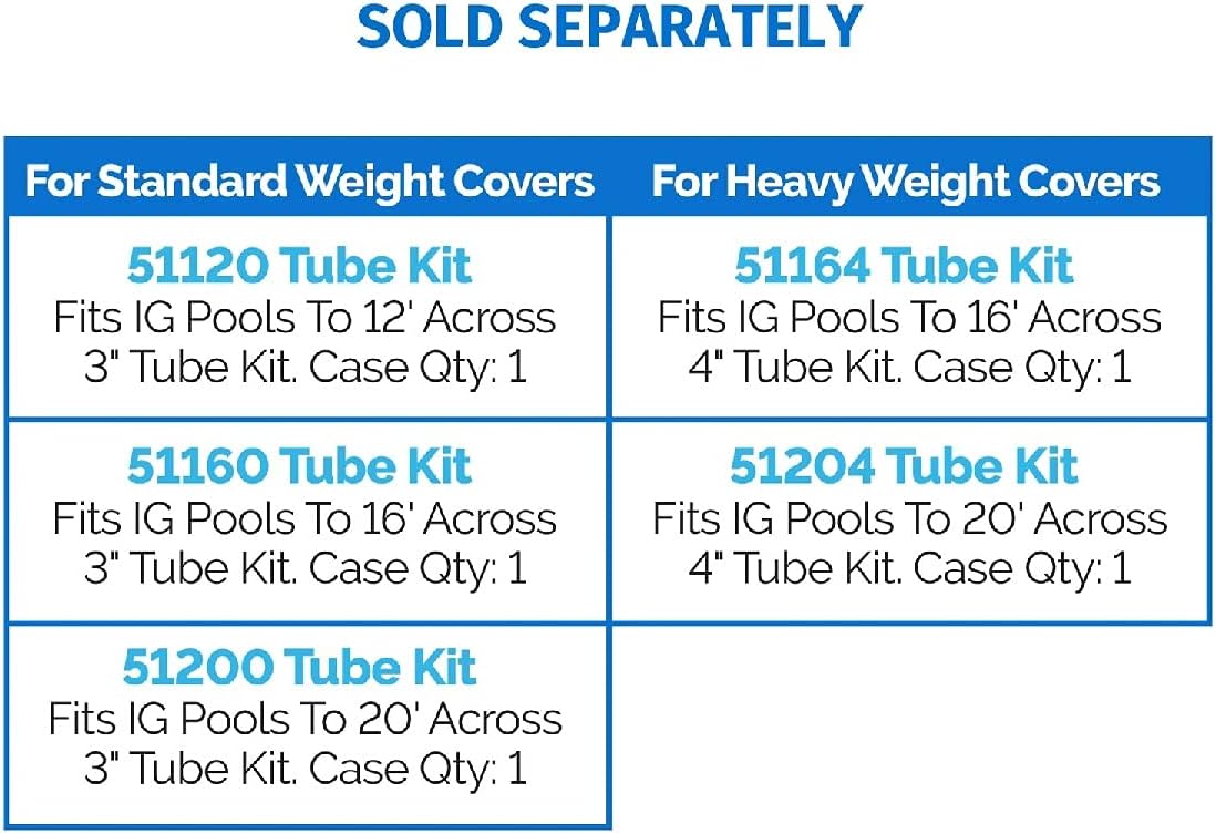 Swim Central White Inground Pool Resin Solar Reel System - 16.5" - 2pc