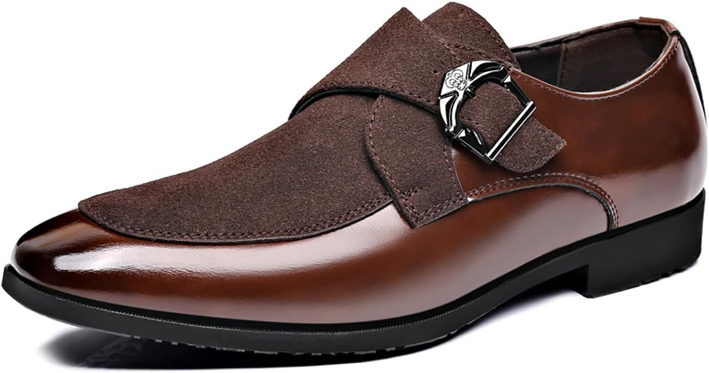 Men’s Dress Loafers Business Formal Shoes Casual Driving Loafer Pointed Toe Shoes