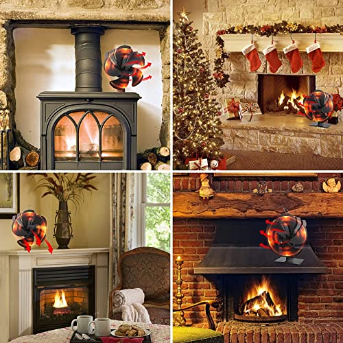 Ventilador de fogão, Ventilador alimentado por calor, Ventilador de fogão a lenha Fogão Queimador de