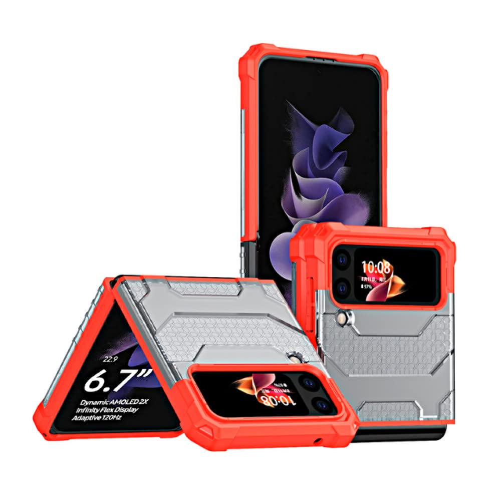 Coque Z Flip 3 pliable fine rouge pour éviter les chutes et rayures - 6