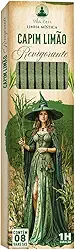 Incenso Vila Zen Linha Mística Bruxas, Incenso Natural Sem Carvão - Caixinha com 8 Varetas cada (CAPIM LIMÃO - Revigorante)