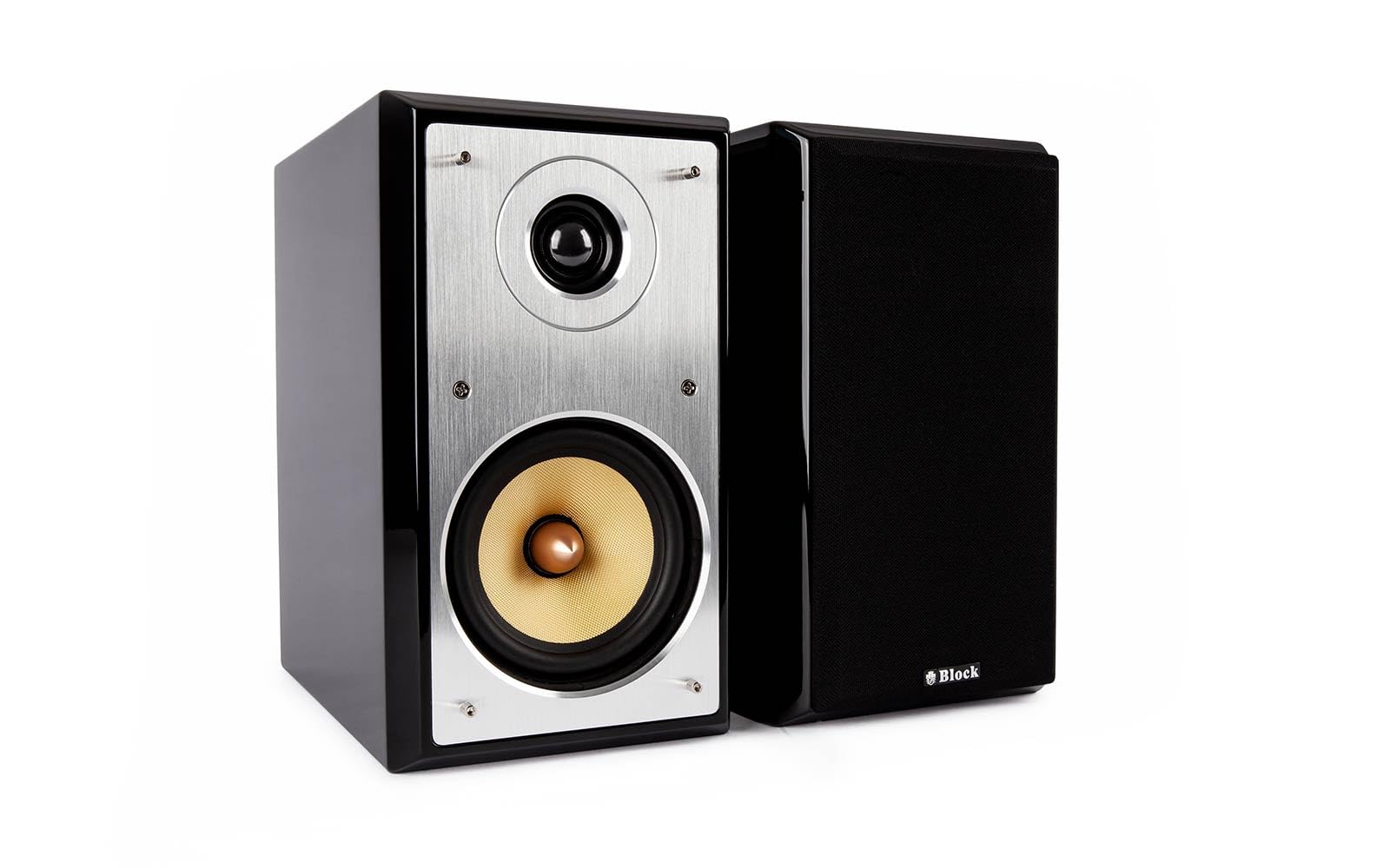 Block Audioblock S-50 Regallautsprecher Schwarz