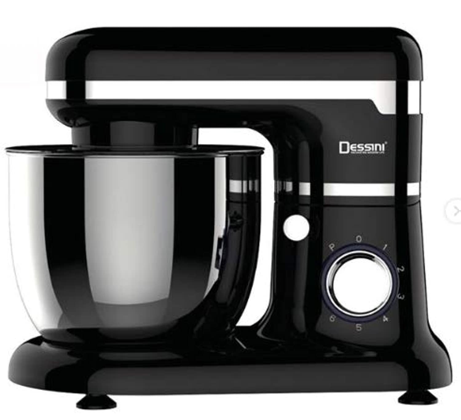 Dessini1500W Stand Mixer, 5L Electric Kneading Machine Food Mixer with Beater, Dough Hook And Wire Whip, Eggbeater for Home Use, 6 Speed Adjustment