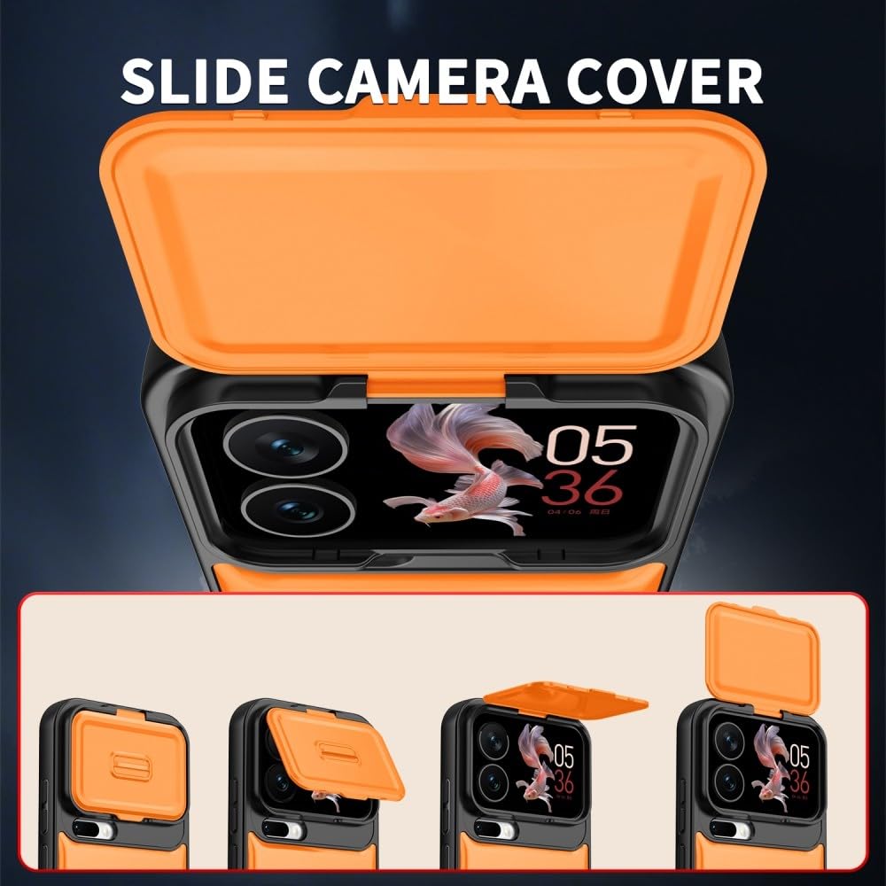 Generic Coque compatible avec Xiaomi Redmi 14C 4G (couleur : rose) coque béquille couvercle d'objectif arrière rigide en silicone