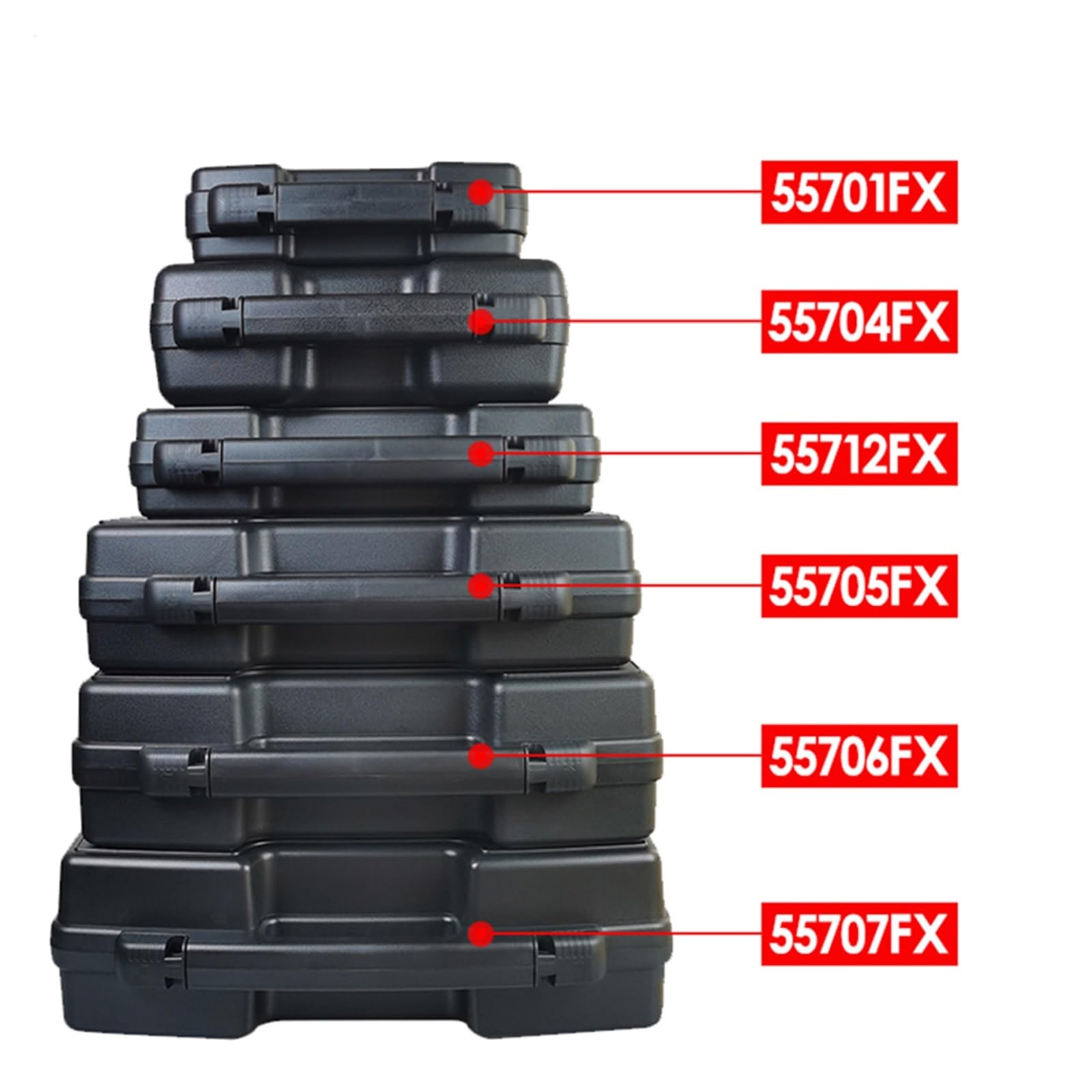 Cassetta Degli Attrezzi Vuota Multifunzionale Hardware ToolBox Custodia portatile in plastica for strumenti Custodia protettiva for notebook Custodia for attrezzi for attrezzature da esterno(55705FX)