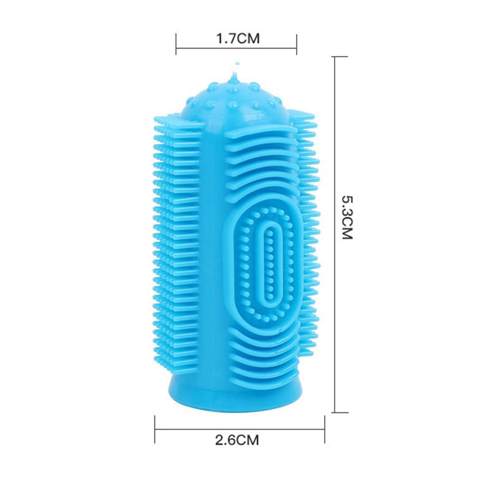 Brosse dentaire for animaux de compagnie Soins bucco-dentaires Brosse dentaire for animaux de compagnie Brosse à dents for chiens en silicone à 360 degrés for chiens de petite race, chiens de taille m