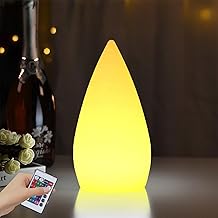 AXVRAV Wireless Sauna Lamp, Sauna Lamp, Dimmable with 16 RGB Colours & 4 Modes Colour Changing Remote Control and USB Charging Cable, Table Lamp, LED Table Lamp, Bedside Lamp for Sauna Room