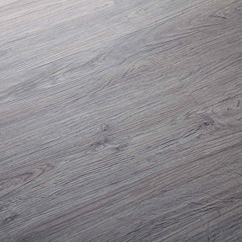 Co-Z Peel And Stick Floor Tile, Self Adhesive Vinyl Flooring 36X6 Inch, Waterproof Vinyl Tiles Removable Stickers Tile For Living Room Bedroom Dining Room, 16-Pack 24 Sq. Feet, Gray #TOP2
