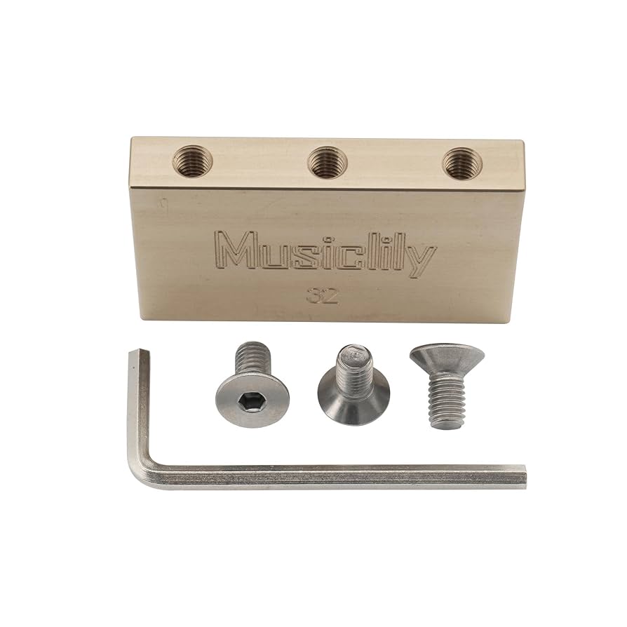 Amazon.co.jp: Musiclily Ultra 32mmブラストレモロブロック