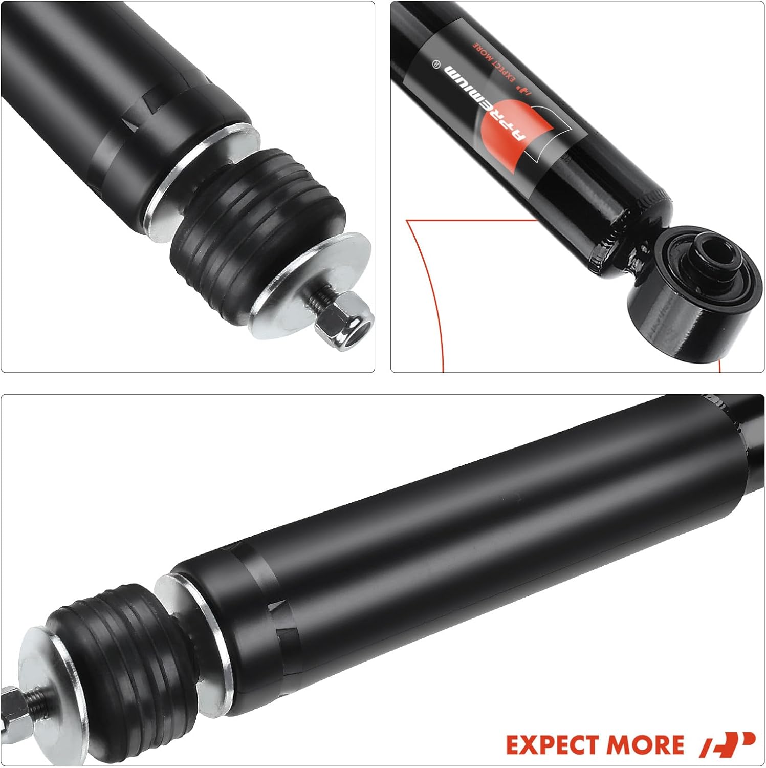 A-Premium Rear Pair (2) Strut Shock Absorbers Compatible with Acura RDX 2007 2008 2009 2010 2011 2012, Driver and Passenger Side
