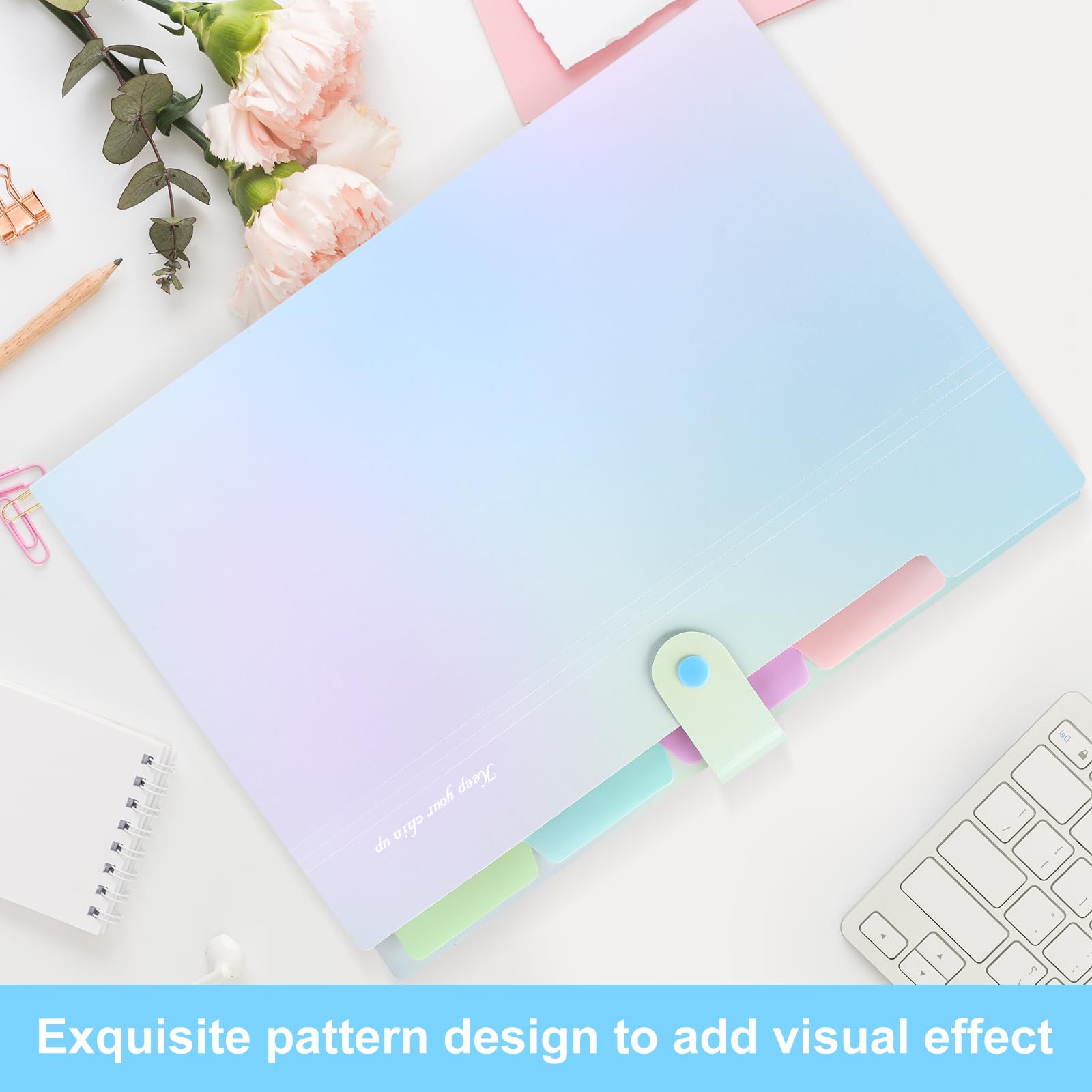 Snapklik.com : Ddaowanx Expanding File Folder, Letter A4 Size Accordion ...
