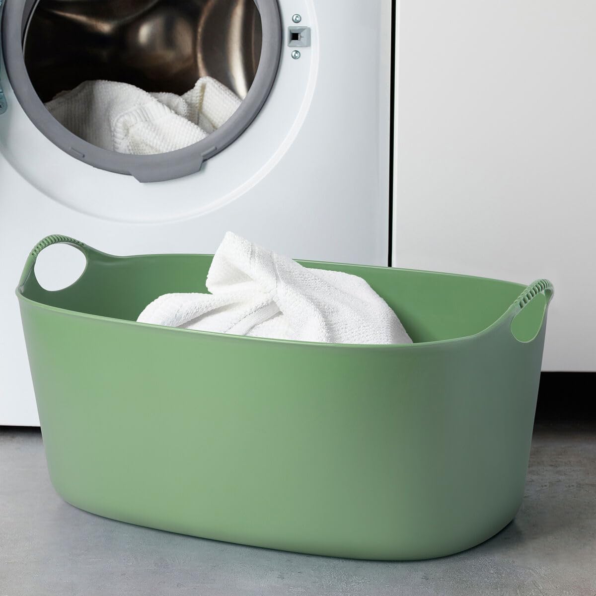 ProTuning TORKIS Flexi Cesto portabiancheria per interni ed esterni, verde, 35 l