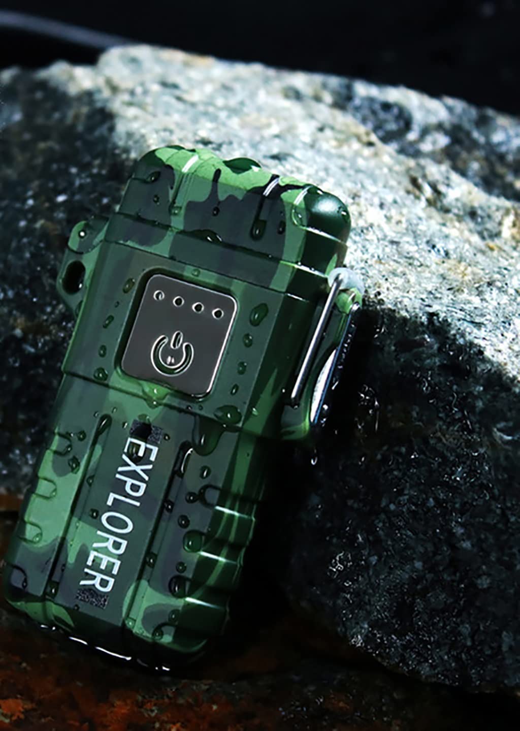 Briquet électrique USB Rechargeable Bistfy - Double Arc Plasma, Coupe-vent, étanche, Avec Lampe Torche Triple Mode - 2