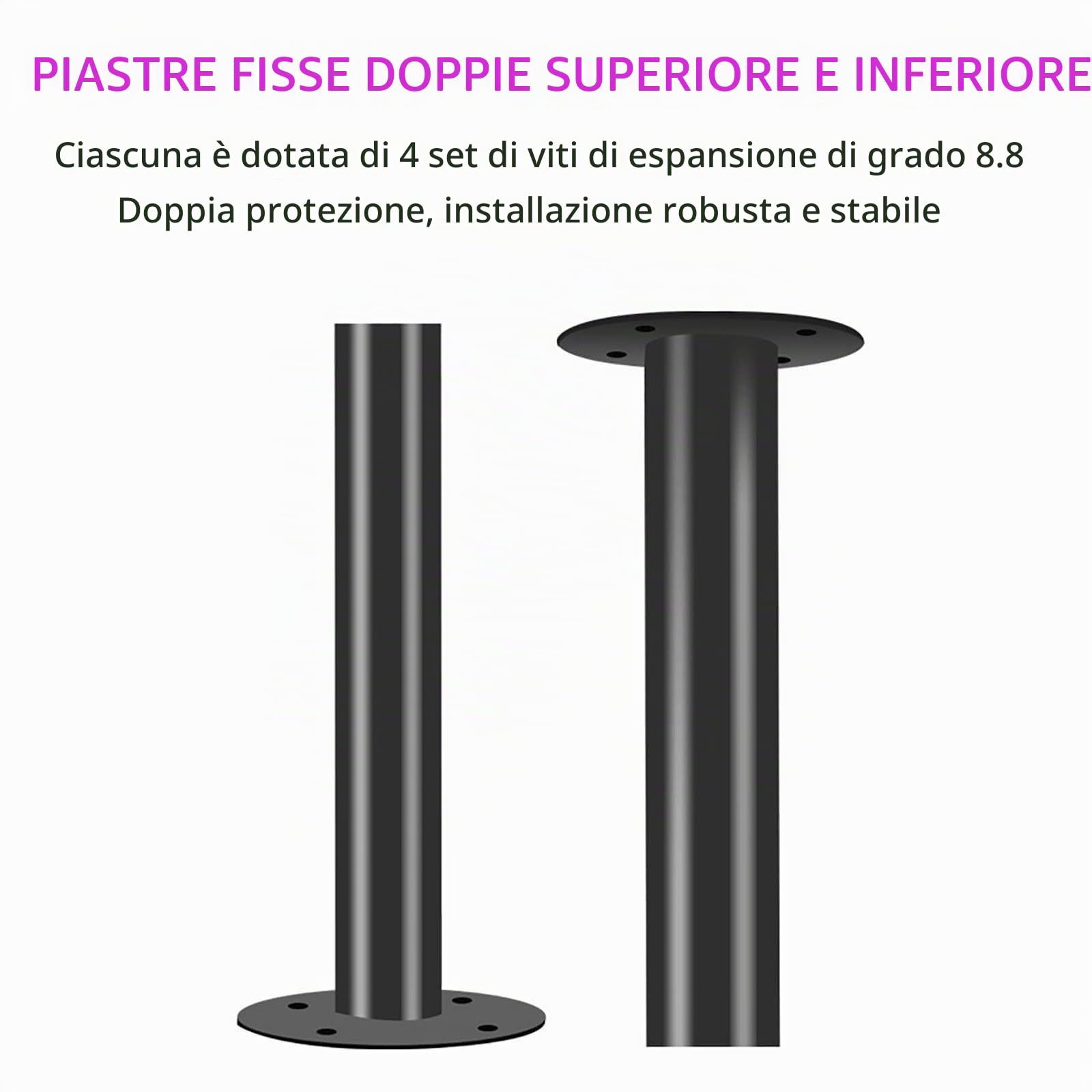 TV LCD Telaio Girevole A 360 Gradi Supporto Da Pavimento Staffa Girevole Per Parete Divisoria Base Girevole Per Mobile TV, Supporto Da Soffitto Per TV Orientabile Con Inclinazione Regolabile(60-85cm)
