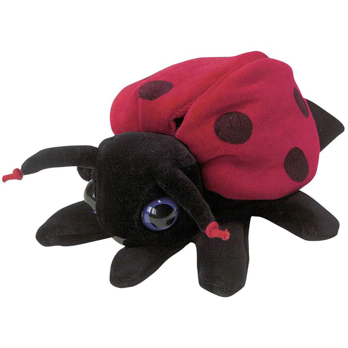 Beleduc Marionnette Coccinnelle - Marionnette à Main pour Enfant 3 ans et plus - Jeu Histoire de Peluches - Développe Communication, Imagination et Attention de l'Enfant - Douce et Amusante