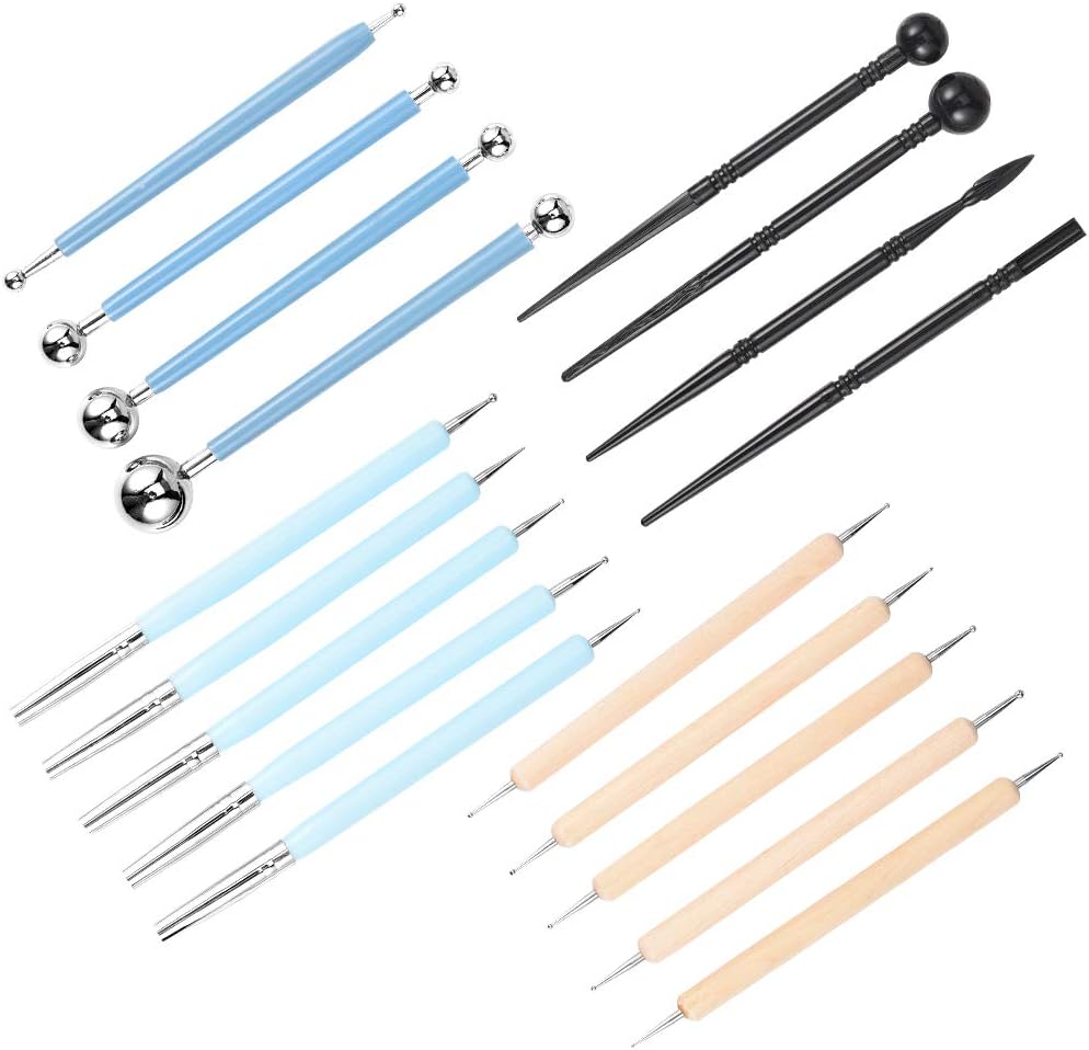 Kit 31 Pezzi Attrezzi Per Argilla Allazone - Sculpting Tool Per Modellare E Scultura - Foto 6