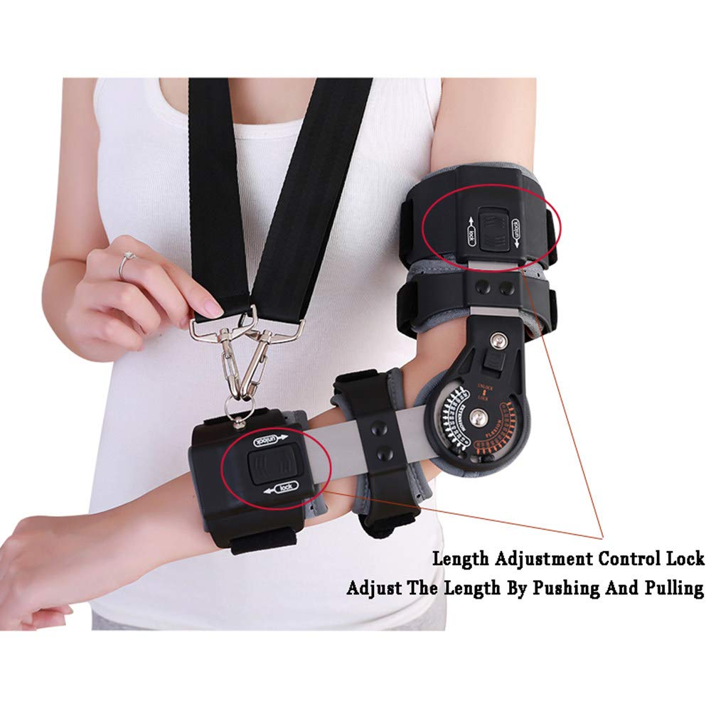Bisagras Cabestrillo Brazo - Coderas para tendinitis - Material Transpirable y cómodo - Ayuda para la Artritis, tendinitis, Reducir el Dolor Articular,Left