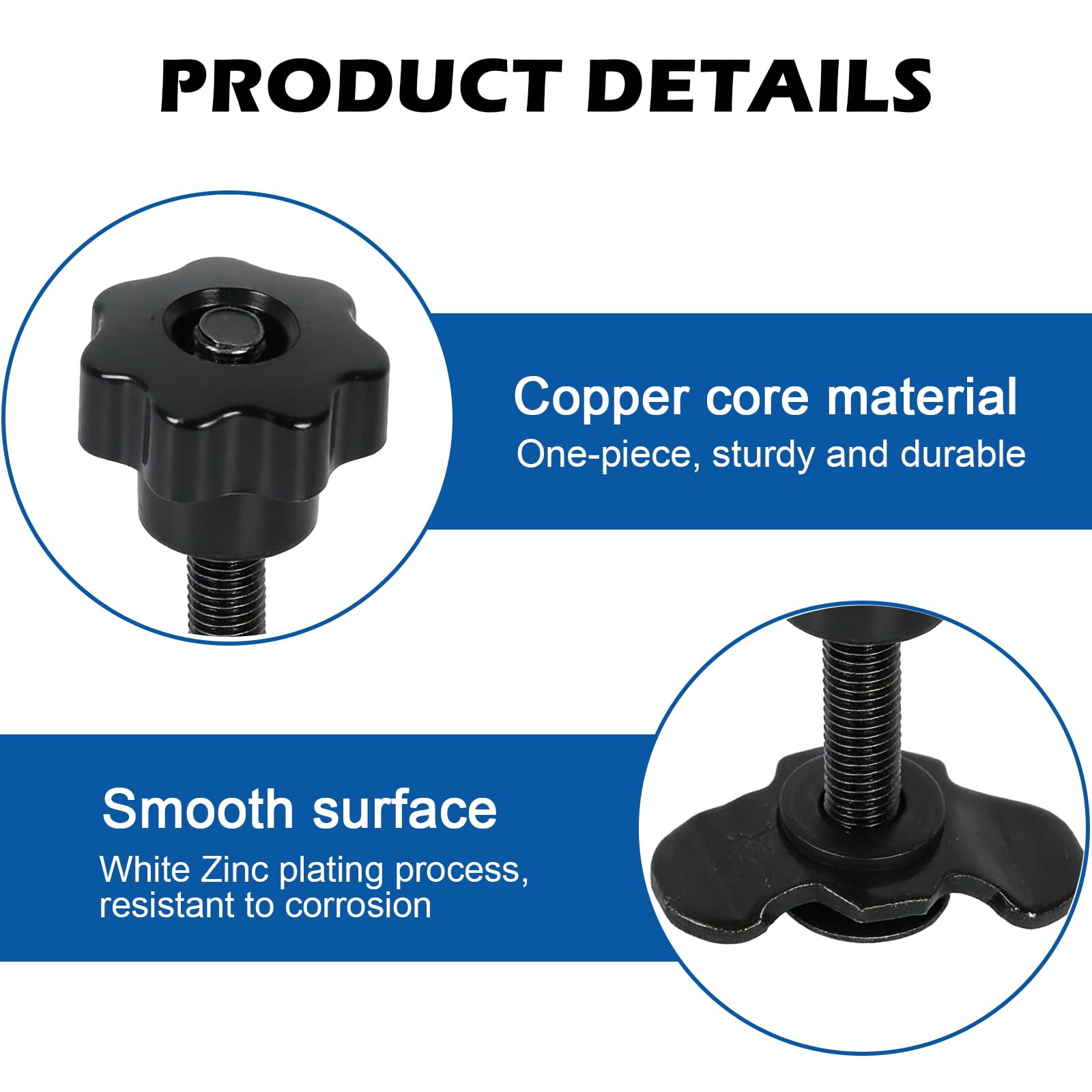 Rail D'arrimage D'extrémité,10 Pièces M8*60MM Raccords A Vis pour Rail D'aviation,Rail D'arrimage Single,Raccord A Visser Rail Airlin pour Fixation des Charges sur Les Rail Aero Et Caravanes(Noir)