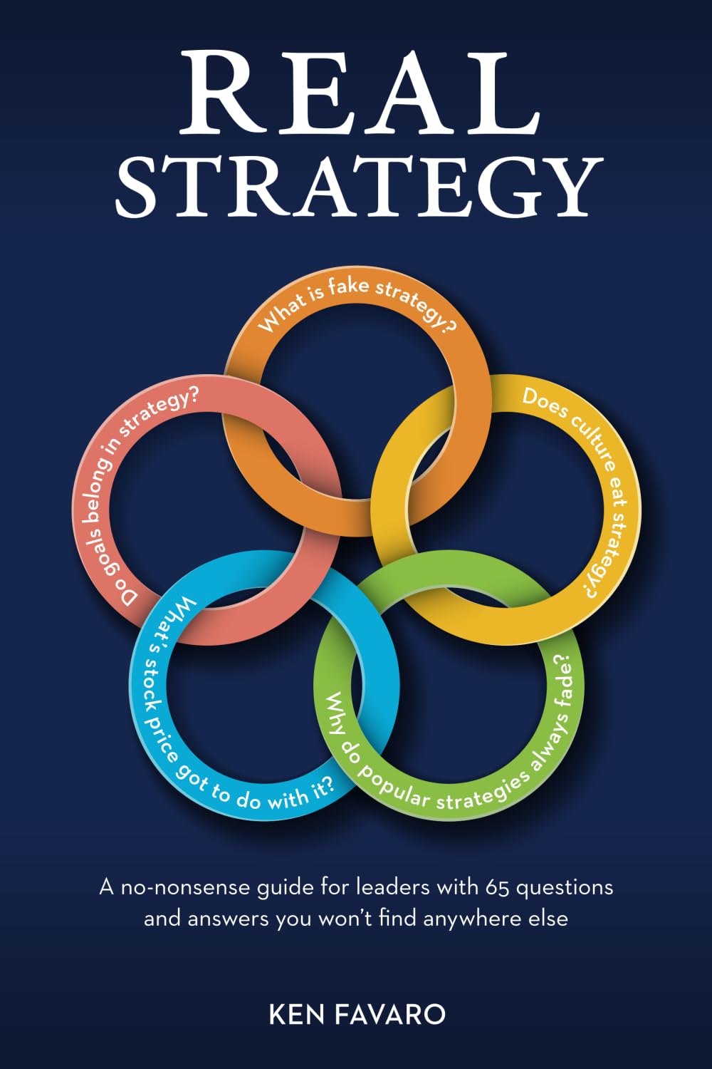 Real Strategy: A no-nonsense guide for leaders with 65 questions and answers you won’t find anywhere else