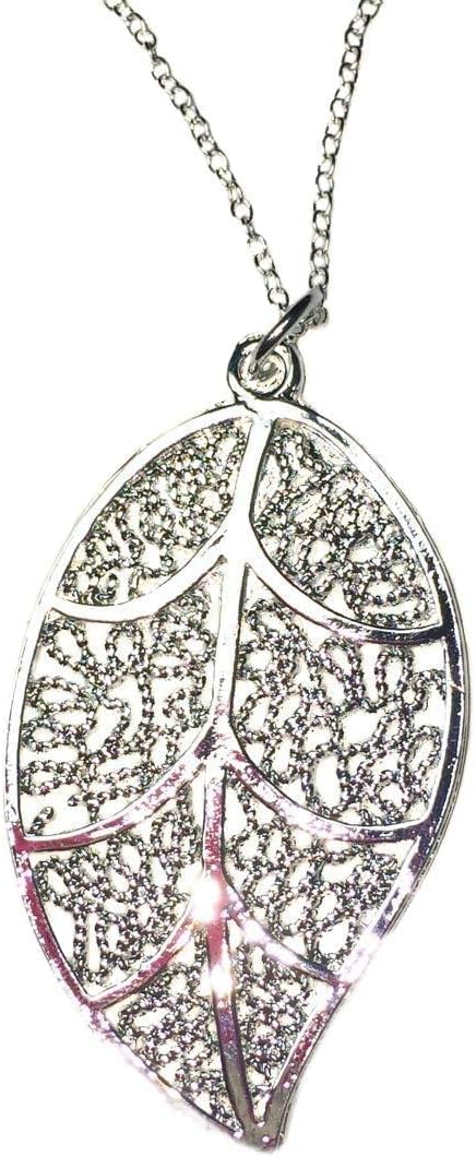 K Boutique Charm Leaf Leave Retro Necklace Women Jewelry