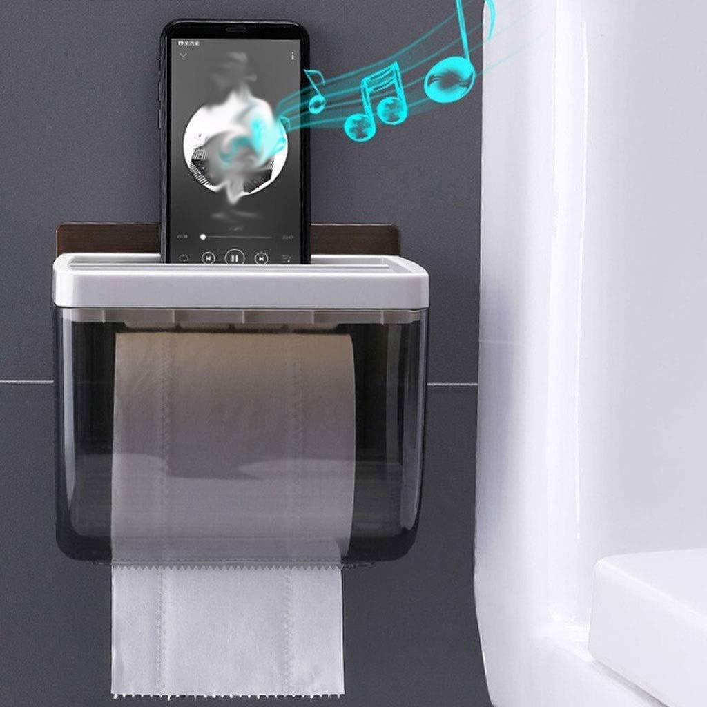Los titulares doméstico Aseo Organizador del almacenaje de Papel higiénico del sostenedor del Tejido en Bastidor de Pared