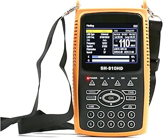 Digital Satellite Signal Meter SH-810HD DVB-S2 DVB-S Digital Satellite Finder Meter 3.5 Inch HD LCD DVB-T2 DVB-T Signal Satfinder Support CCTV 810HD for TV and Radio programmable (Color : 6K 2B Box)
