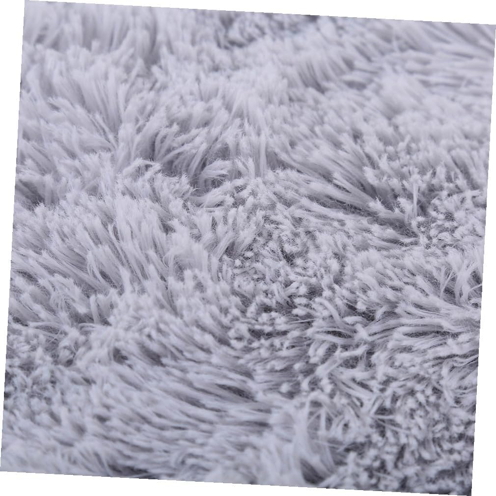 Warm Solid Fleece Baby Blanket Plush Fleece Throw for Bed Couch Camping 160x130cm Light Grey