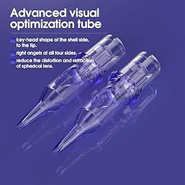 Mast Pro Tattoo Cartridges 20Pcs Disposable Needles Bugpin Flat 5F - 0.3MM