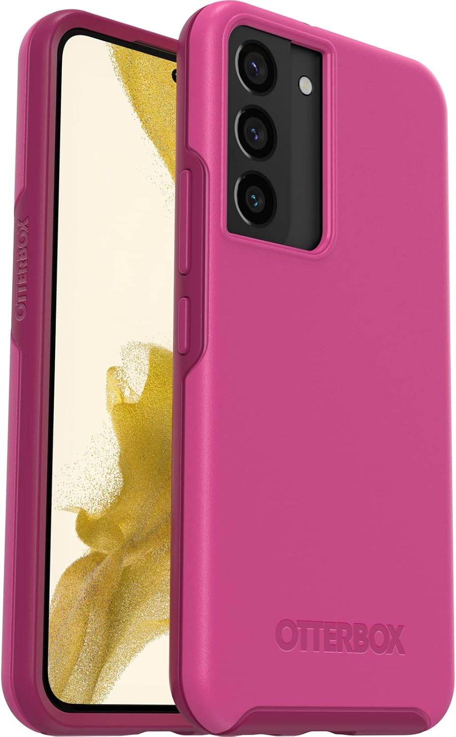 OtterBox Galaxy S22 Symmetry Series Case - WallFlower, Ultra-Sleek, Wireless Charging Compatible, Raised Edges Protect Camera & Screen