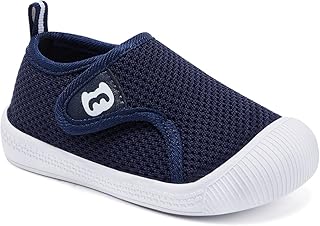 BMCiTYBM Baby Boy Girl Shoes Infant First Walker Shoes Breathable Walking Shoes Lightweight Non-Slip Sneakers 6 9 12 18 24 Months Navy Size 12-18 Months Infant