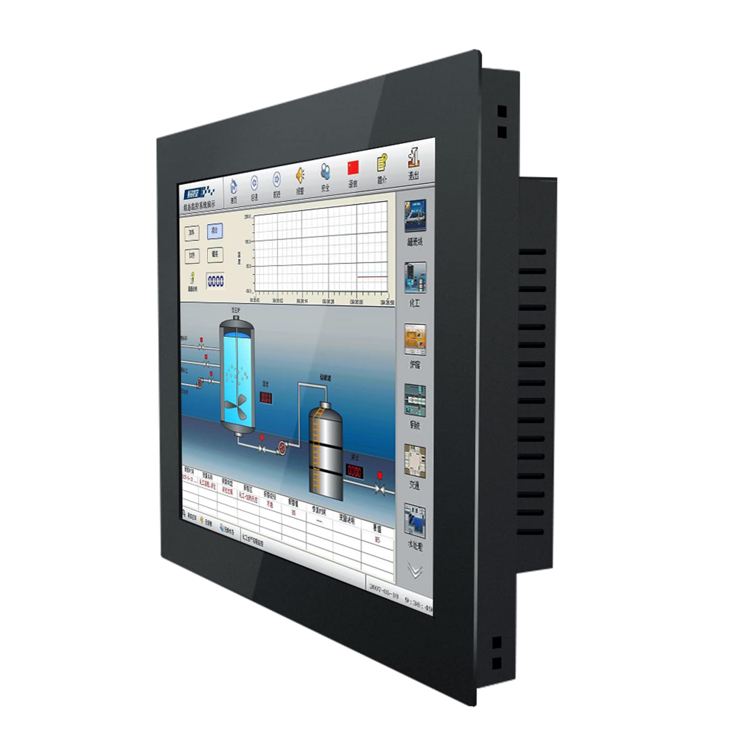 15 Inch Resistive Touch Industrial All-in-one PC WiFi with LAN Win10 Pro(8GB RAM 512GB SSD, Core i3-3217U)