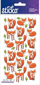 Sticko Themed-Foxes 52-45007, Other