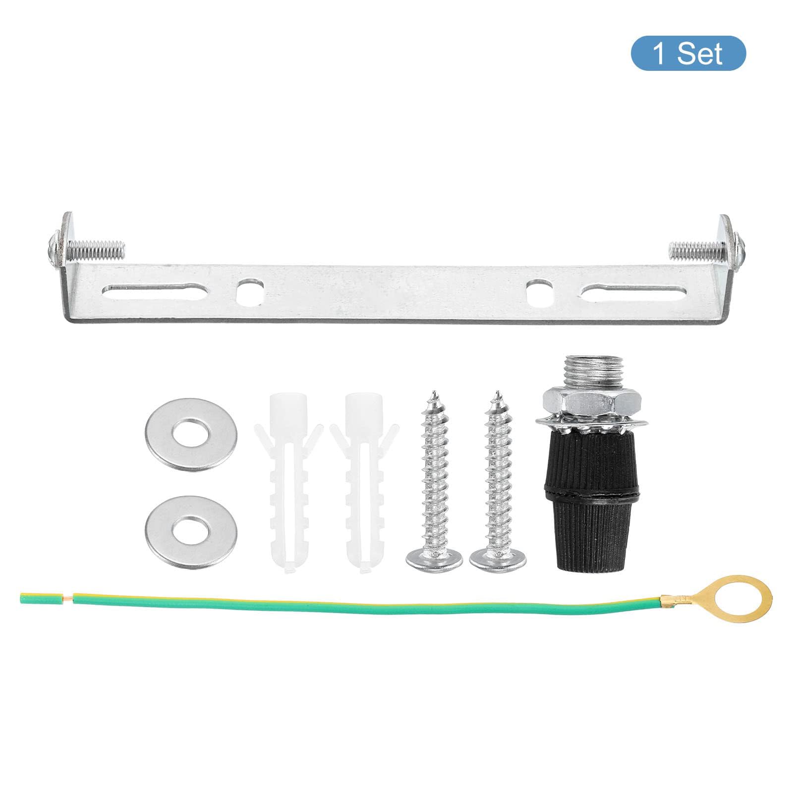 TOP-VIGOR 1Set Light Fixture Ceiling Bracket, 120mm Ceiling Light Plate Kit - Image 3