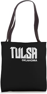 Tulsa Oklahoma Travel Gift Graphic Design Tote Bag