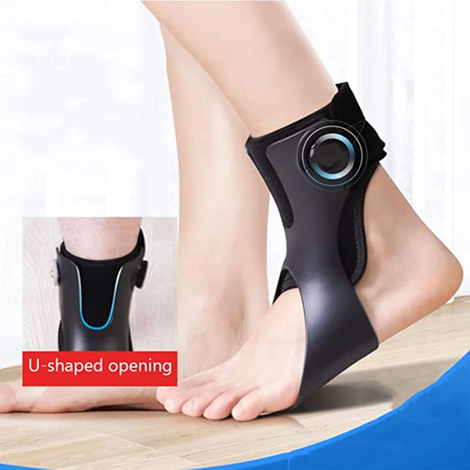 Drop Foot BRAC AFO Foot Drop Orthosis Ankle Brace Support Shoes Walking Drop Foot Brace Orthosis Foot Stabilizer/Left + Right,L