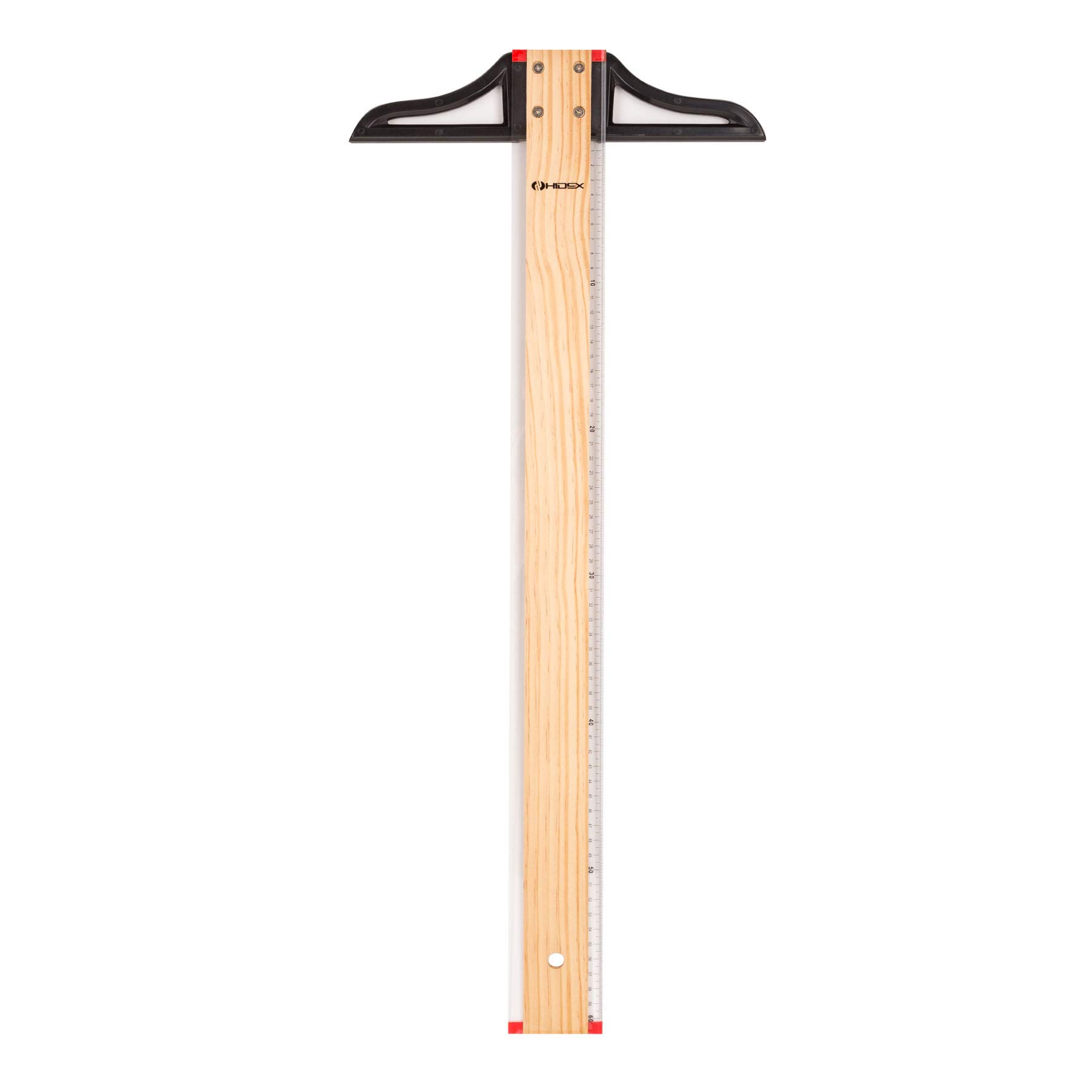 Hidex Ahşap T-Cetveli 75 cm (Sökülebilir Başlık, Kumaş Kılıf)