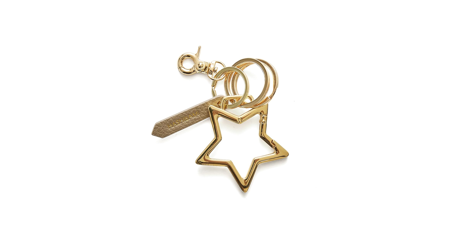 Amazon.co.jp: [ハシバミ] キーチェーン スターカラビナ