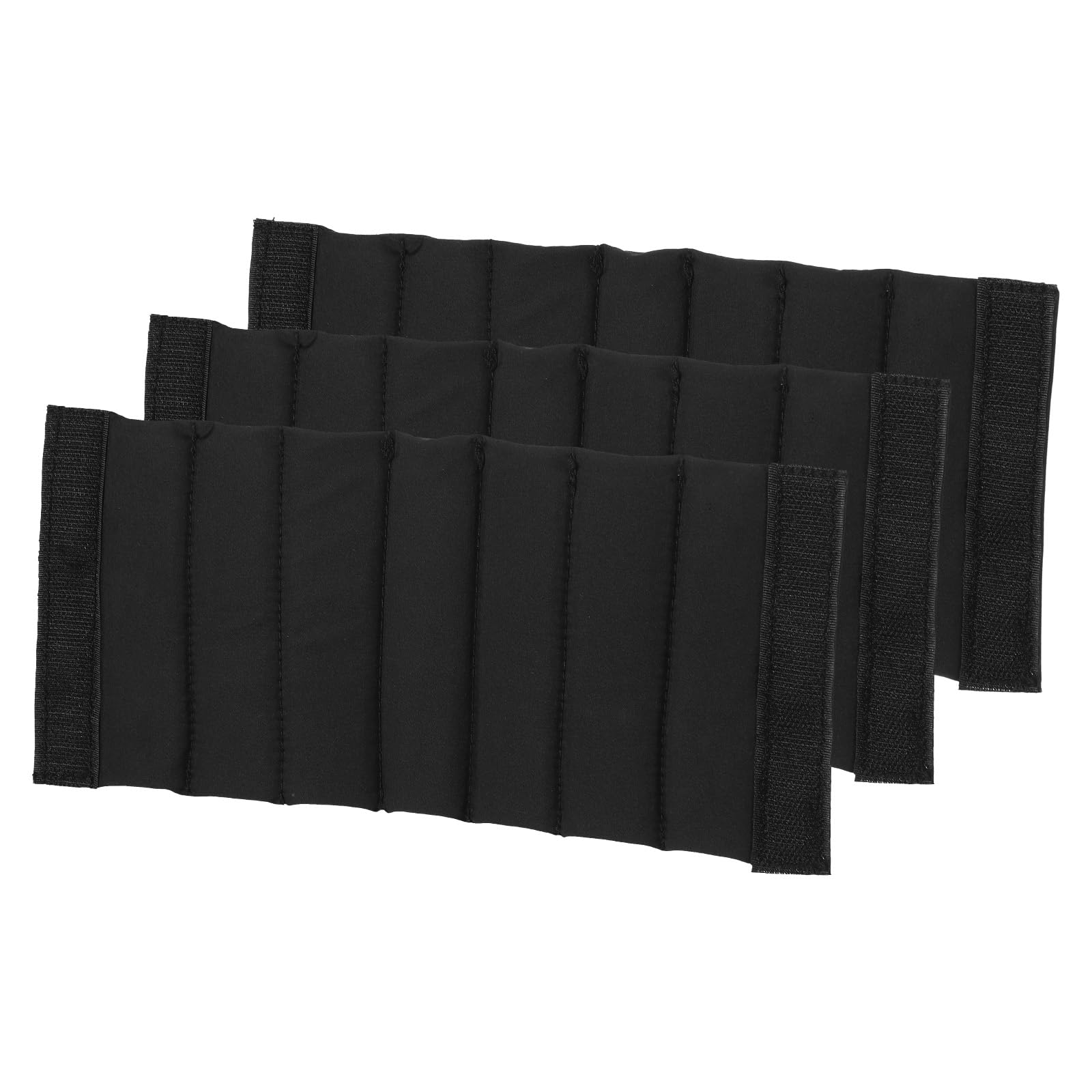 PATIKIL Separador de Bolsa de Cámara, 3Pcs 22cmx12cmx0.8cm Almohadilla Separadora de Bolsa de Cámara A Prueba de Golpes Protector de Lentes para Cámara Organizadora Universales, Negro