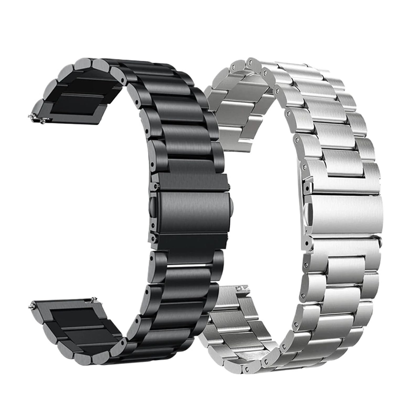 Générique NASUNJIA Bracelet De Montre Étanche En Acier Inoxydable Et Milanais À Dégagement Rapide De 14, 16, 18, 20, 22, 24 Mm