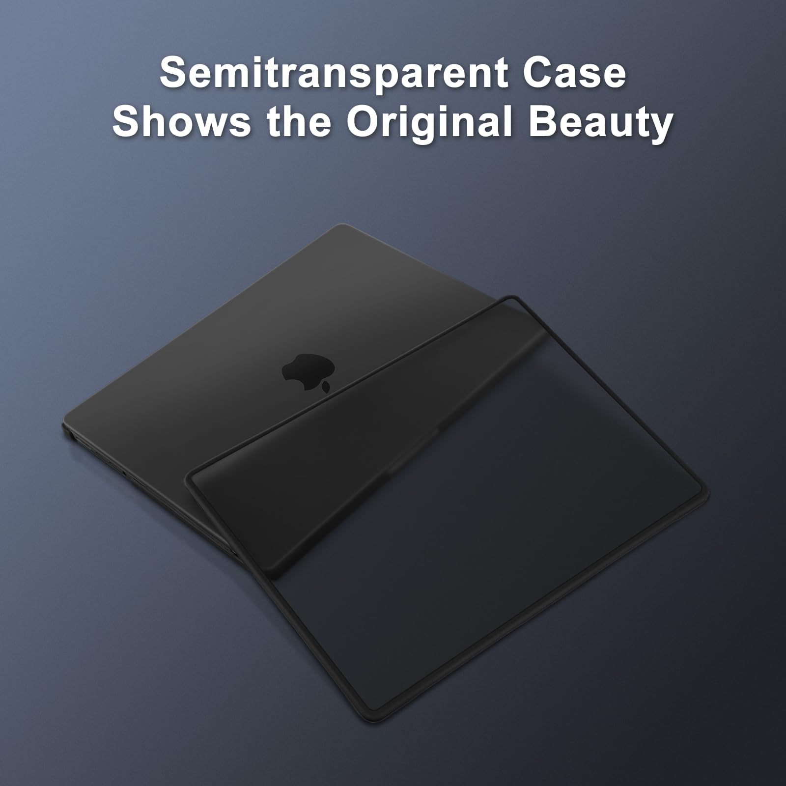 MOSISO Custodia Cornice TPU Morbido Compatibile con MacBook Pro 14 Cover M5 M4 M3 M2 M1 2026-2021, display da 14,2 pollici, Case Antigraffio e Anti-impronte&Poggiapolsi, Nero