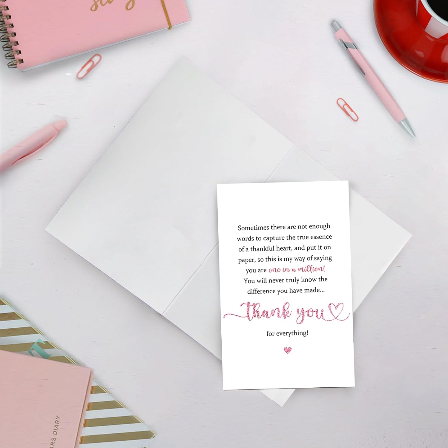 SuperShunhu Heartfelt Thank You Card for Him Her, Gratitude Gift for Teachers Mentors Doctors, Poem Appreciation Card for Bosses Coworkers, Thank You for Everything You Do - Image 3