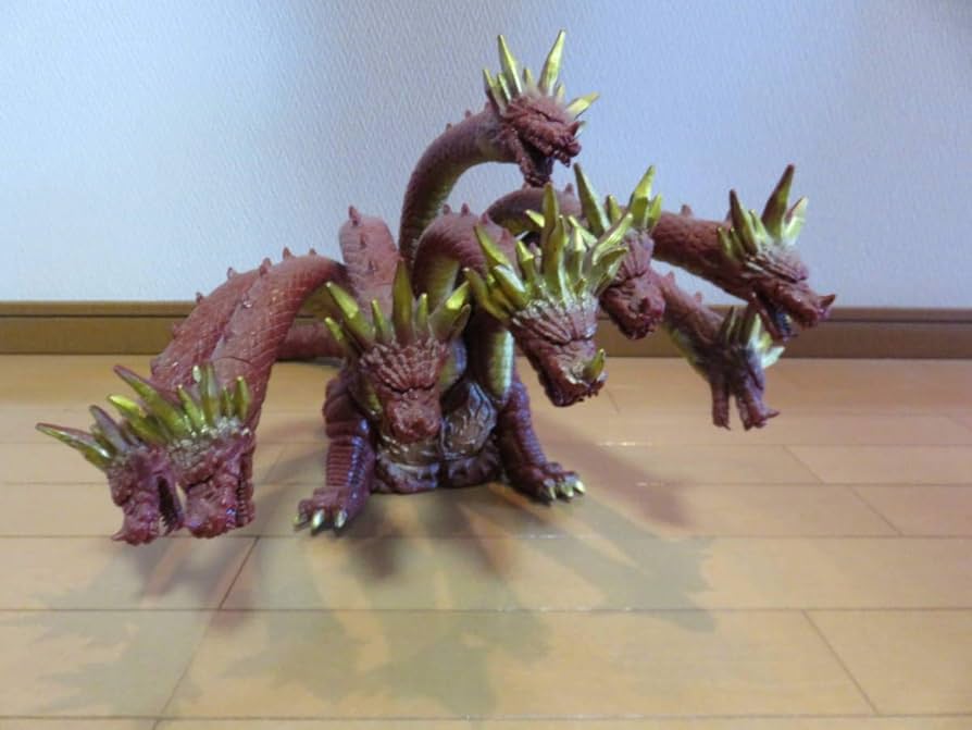 天*ル様 東宝怪獣映画 ヤマタノオロチ 特大サイズ レア バンダイ