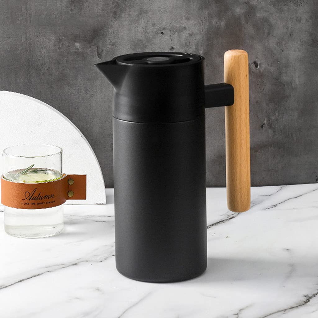 1.2 Liter Europäischer Haushalt Kaffeekanne Heavy Duty Getränkespender Isolierte Thermoskanne Kaltwasserflasche Thermoskanne Thermoskanne Edelstahl Isolierflasche