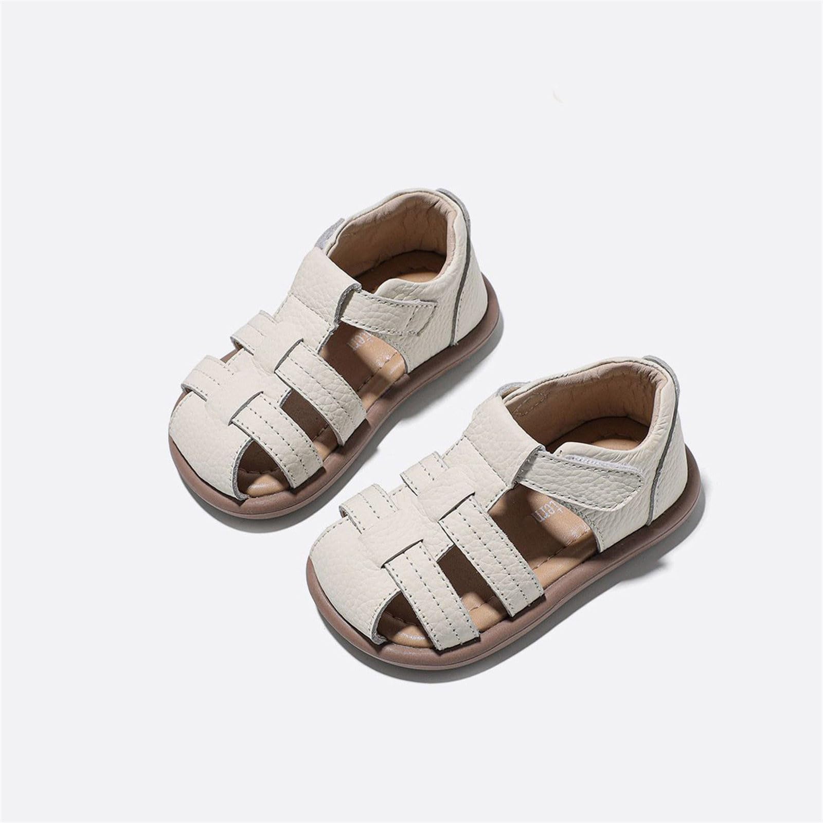 QTANZIQI Generisch Sandalias para niñas, Zapatos de Playa de Suela Blanda para niños pequeños, Caminar para bebés, Jugar al Aire Libre, Zapatos de Verano cómodos y Transpirables, de 3 Meses a 3,5