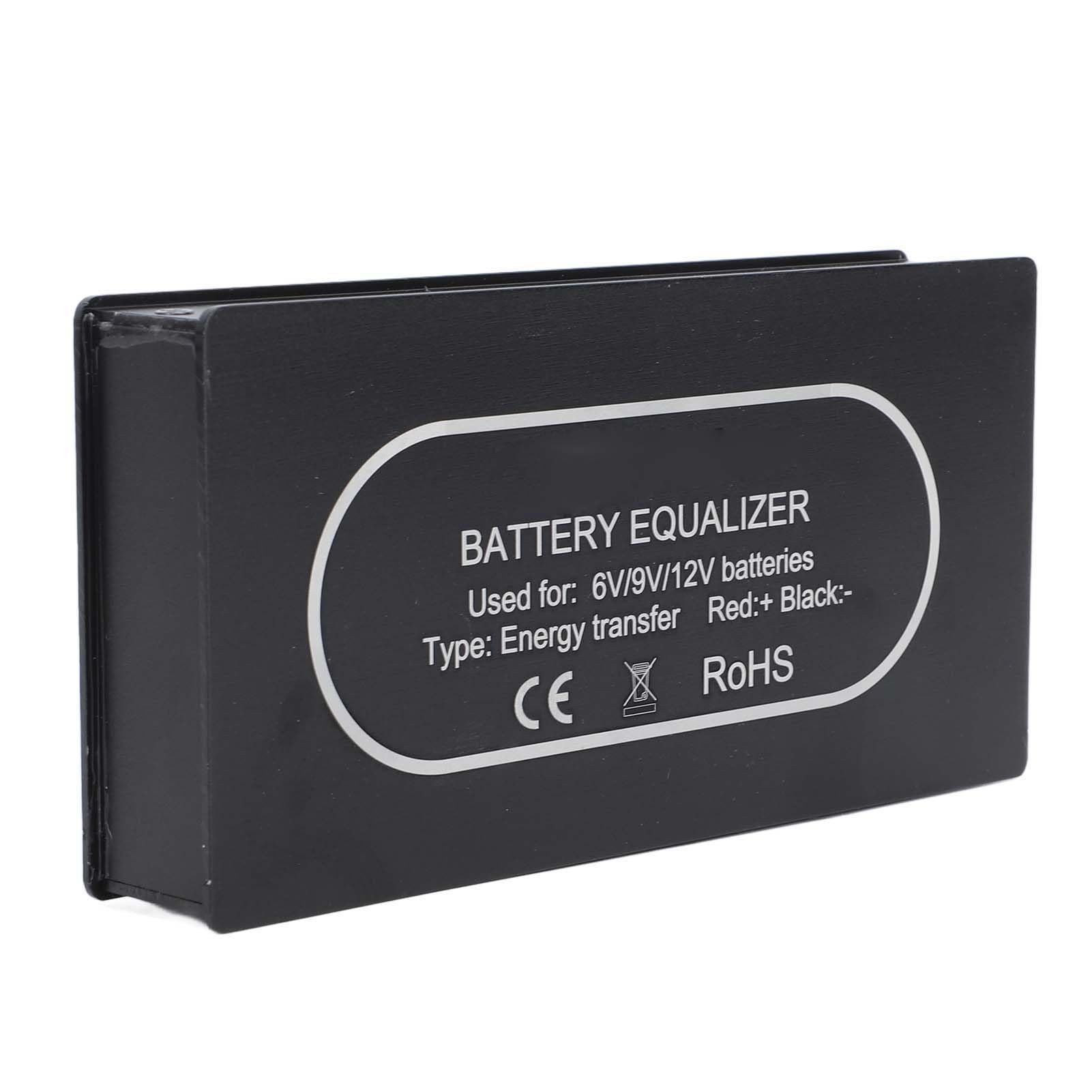 FTVOGUE Batterie-Equalizer, 48 V, Spannungsregler, Balancer, Aluminiumlegierung, 0 Bis 10 A, Verpolungsschutz für Auto, Boot, Solaranlage mit 4 X 6 V, 9, 12 Batterie-Setup